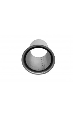 Roestvrijstalen pellet kachelpijp nisbus, Ø 80 mm