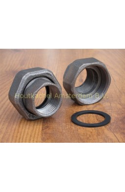 circulatiepomp koppelingen 1.5"x1" set van 2